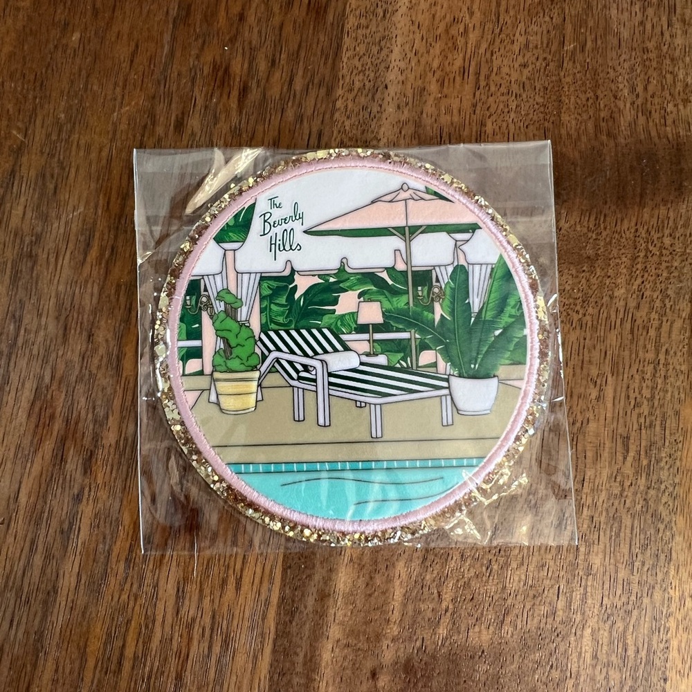 Stoney Clover Lane White Round Patch